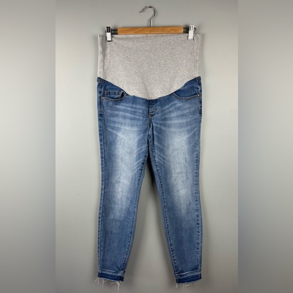 Thyme Maternity Medium Slim Fit Classic Blue Denim Jeans